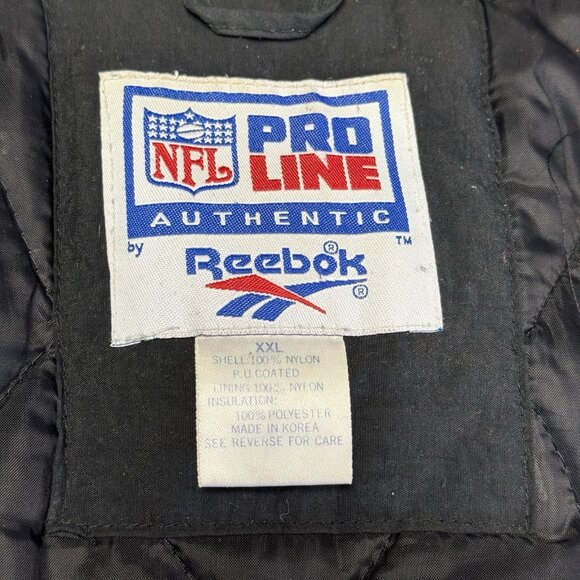 Vintage Minnesota Vikings Reebok Proline Puffer Jacket Mens XL Purple - Picture 13 of 16
